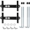 Ampper Battery Hold Down Clamp, Stainless Steel J Hook Battery Hold Down Bracket Bolts (2 Sets, Bolt Length 10 in)