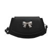 Underarm Bag Women's 2025 Autumn New Trendy High-value Fashion Versatile Shoulder Messenger Bag Bow Saddle Bag