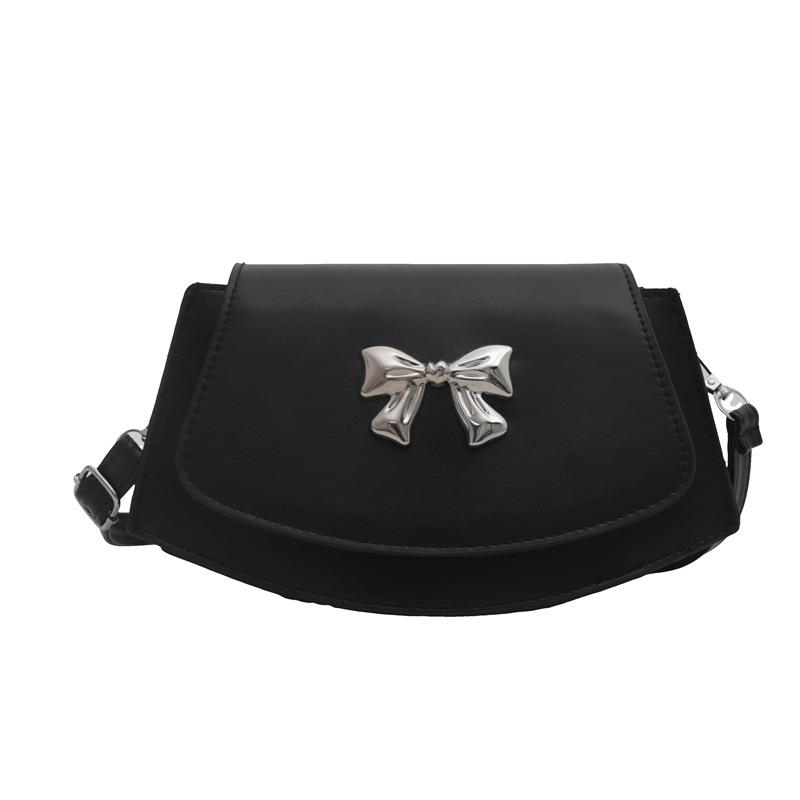 Underarm Bag Women's 2025 Autumn New Trendy High-value Fashion Versatile Shoulder Messenger Bag Bow Saddle Bag