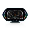 4,5-дюймовый автомобильный OBD2 HUD GPS-дисплей с ЖК-дисплеем, детектор наклона, измеритель наклона