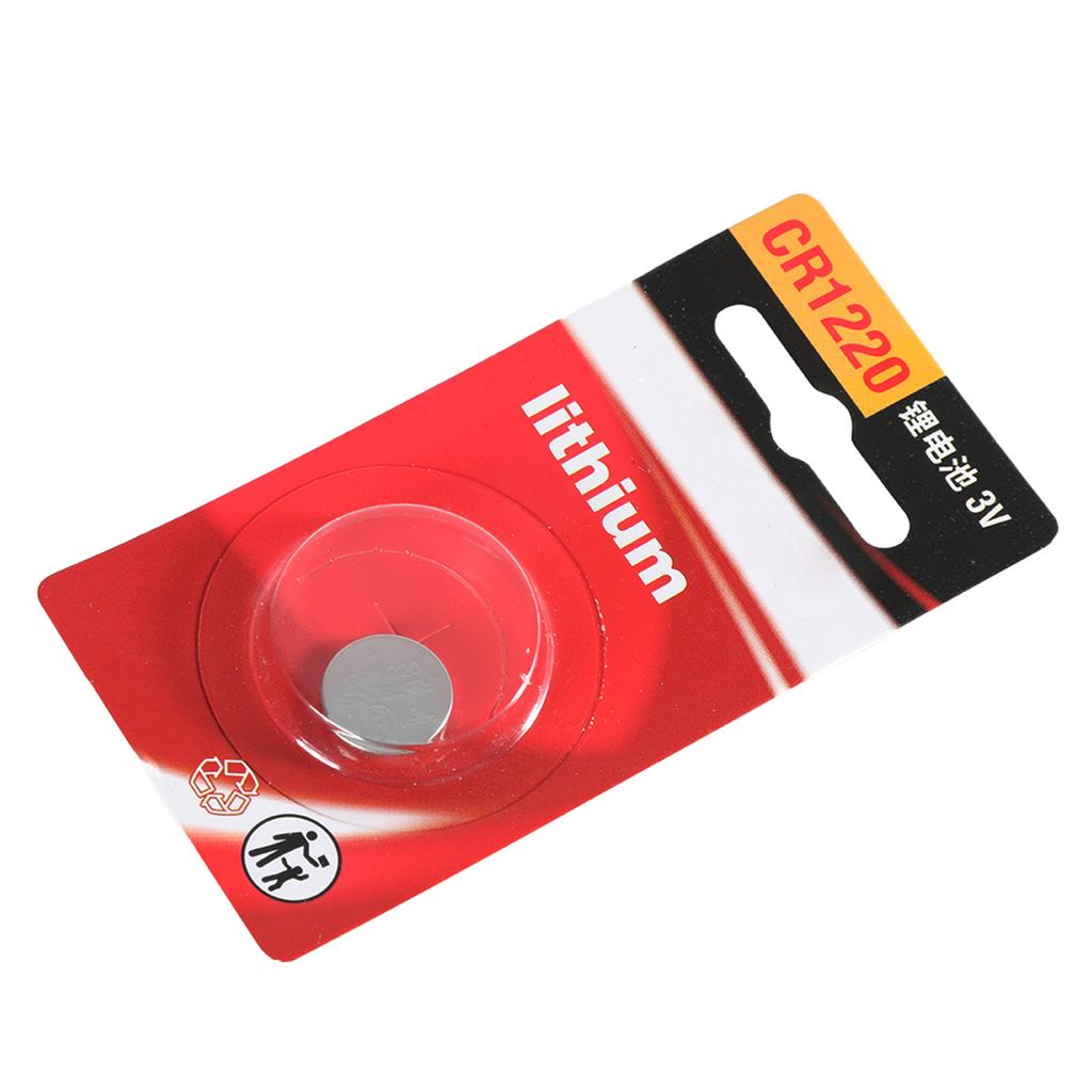 Долговечная круглая батарейка CR1220 CR1220 3V литиевая батарейка-таблетка для часов калькуляторов электроники