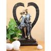 Heart Shape Couple Statue Showpiece Sitting Statue for Home Decor, Gift for Anniversary