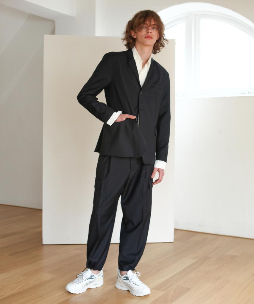 TRIP LE SENS Two Way Cargo Slacks Navy