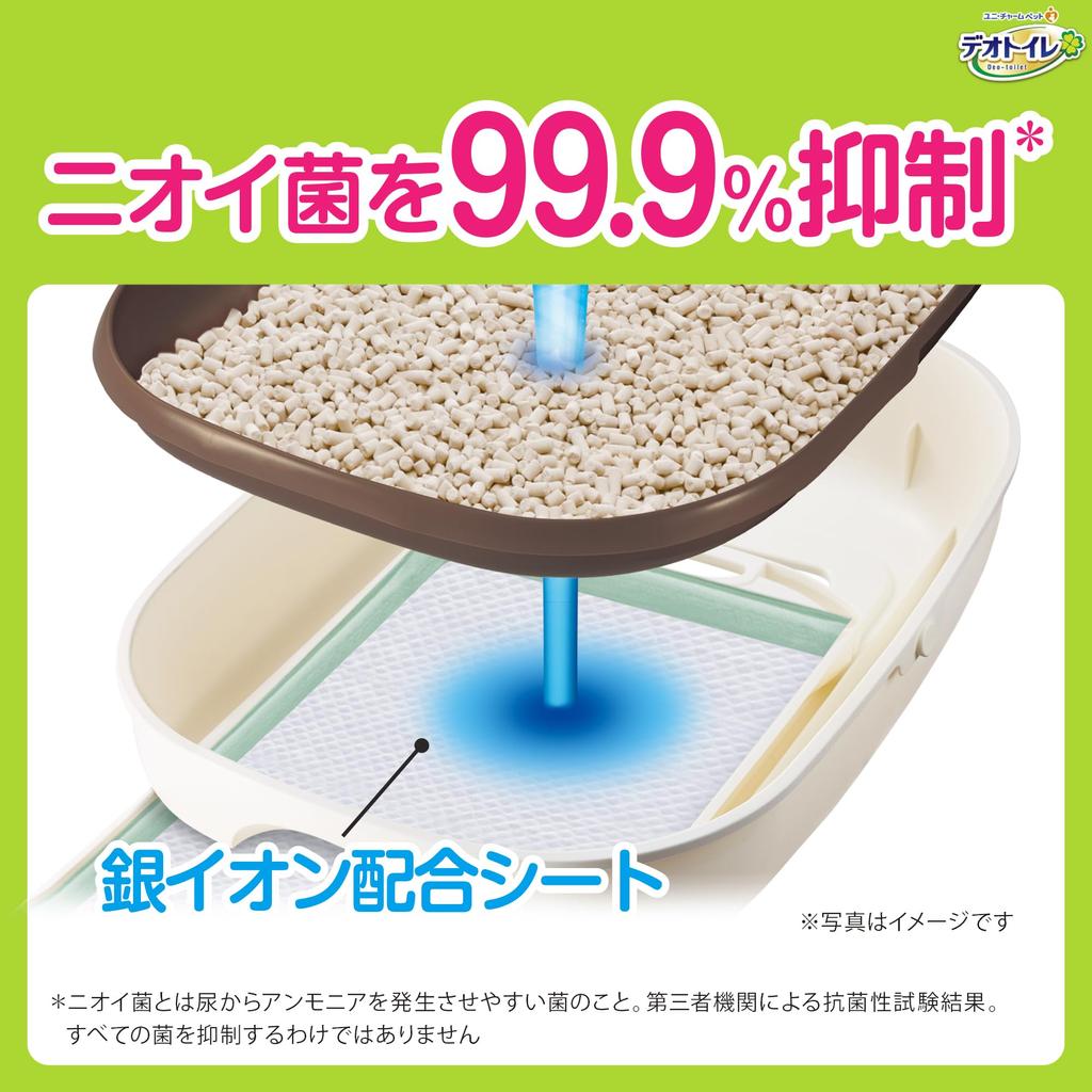 Туалетная бумага Deo 60 листов, листы x 6, туалетная бумага для системного туалета для кошек, дезодорант/антибактериальная (10 сумок) [Системные коты]