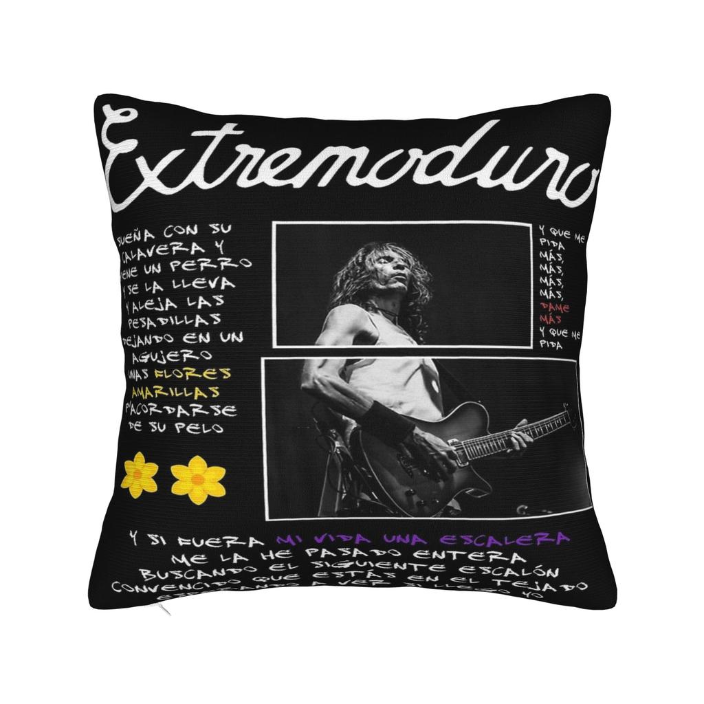 Extremoduro Spanish Hard Rock Band Pillow Case Robe Iniesta Comfy Pillow Cover For Living Room Bed Chair Fashion Pillowcases