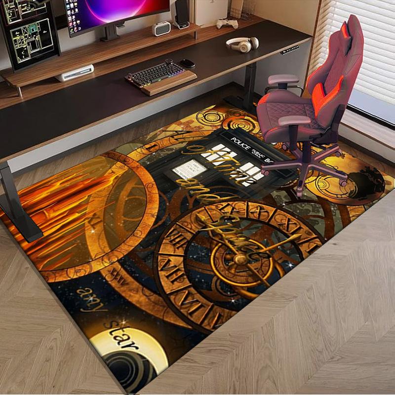 telephone booth Carpet, Chair Rug,Rug for Office Bedroom living rooms, Doormat decor Fan Gift Christmas Gift