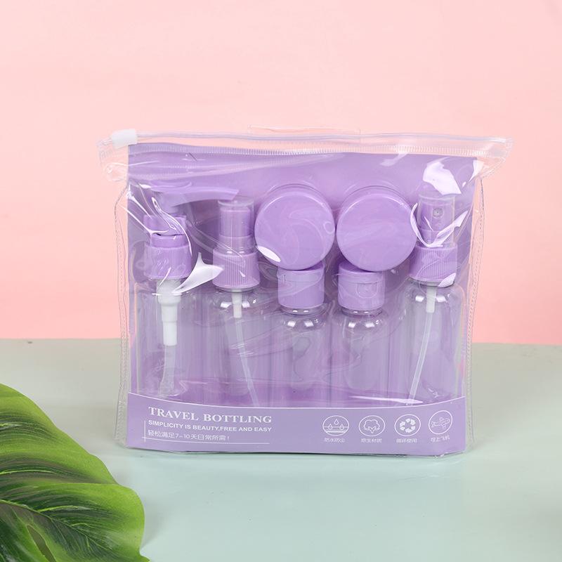 7 шт. дорожные бутылки дорожный многофункциональный диспенсер для хранения туалетных принадлежностей набор для прессования образцов бутылка-распылитель бутылка-распылитель портативный прессованный распылитель