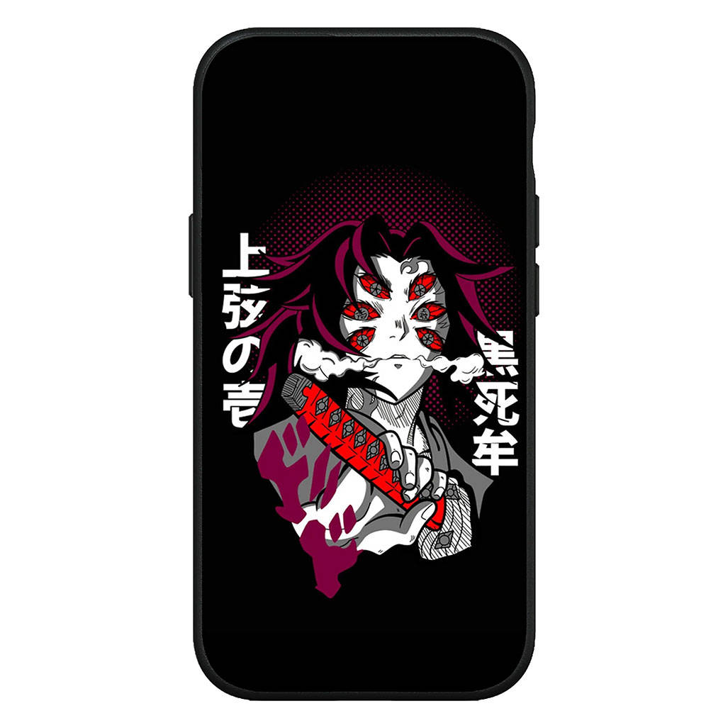 Для iPhone 15 14 Xiaomi Redmi Note 13 12 11 Pro Max X 8 7 XR Samsung Galaxy A34 A15 S24 S23 Huawei OPPO A54 аниме Demon Slayer Kokushibo чехол для телефона
