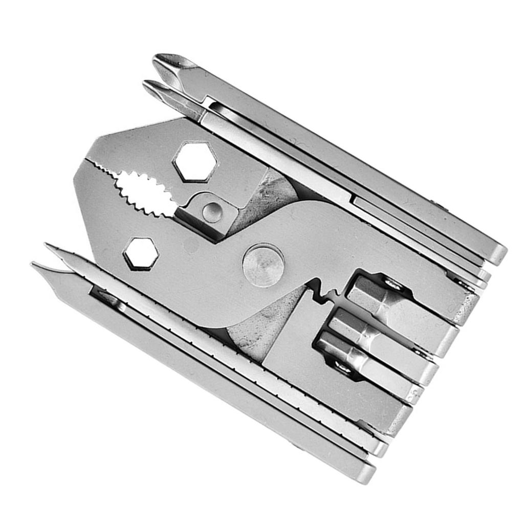 25 In 1 Foldable Pliers Stainless Steel Multifunctional Compact Pliers Screwdriver Multi Tool for Ho