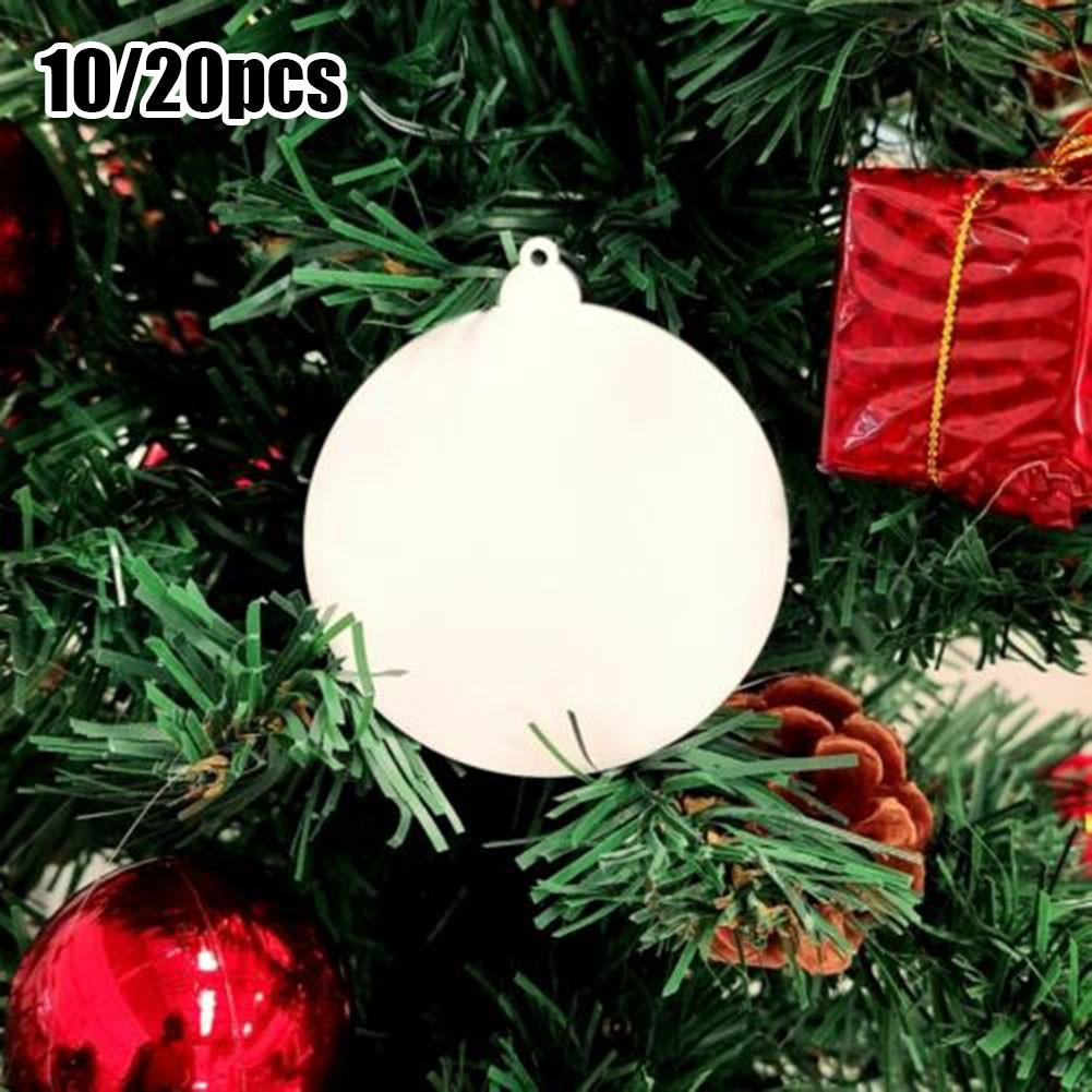 Премиум акриловые пустые рождественские шары набор из 1020 елочных украшений своими руками