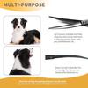 SANGELAR 8 Inch Pet Grooming Scissors Trimming Scissors Dog Grooming Curved Cutting Shear Big Pet Shop Tools Left Right Hand Using Pet Scissors