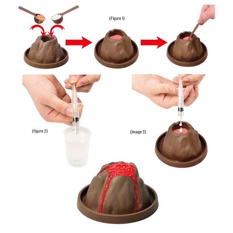 Набор для научного эксперимента «Вулканическое извержение» для детей