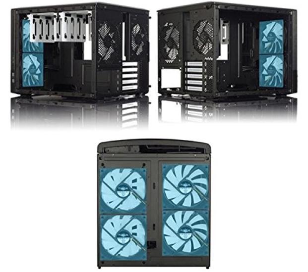 Корпус для ПК Fractal Design Node 804 черный MicroATX Продукт от японского авторизованного дистрибьютора CS4710 FD-CA-NODE-804-BL-W