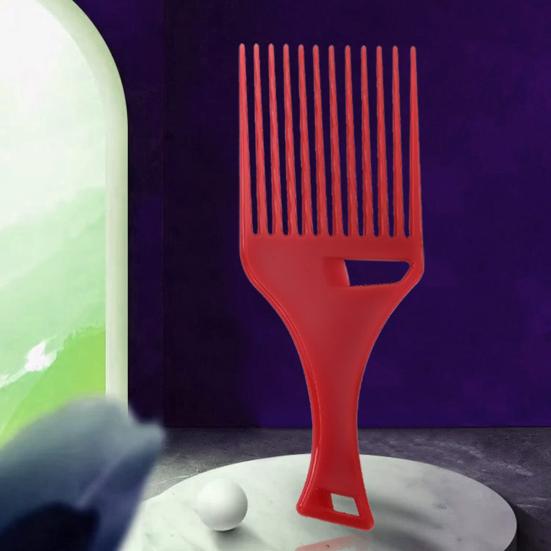 Текстурирующая расческа Yousheng для мужчин, простая в использовании, легкая, полипропиленовая, парикмахерская, полая, вилочная расческа для повседневной жизни