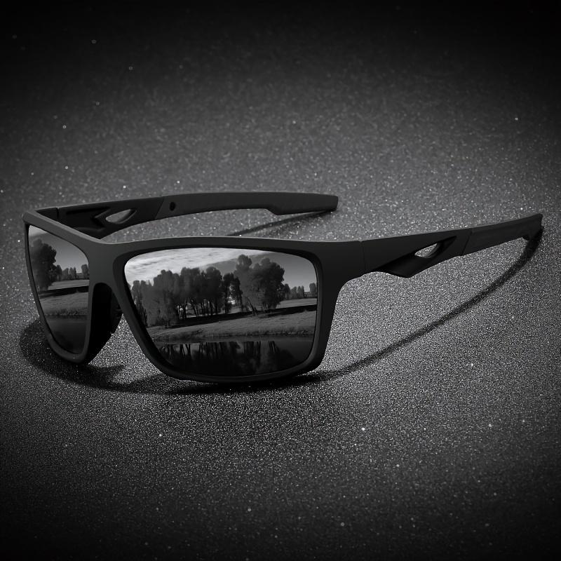 Мужские поляризованные спортивные солнцезащитные очки, классическая оправа, полноободковые, широкая посадка для альпинизма и повседневного отдыха, модные очки для улицы