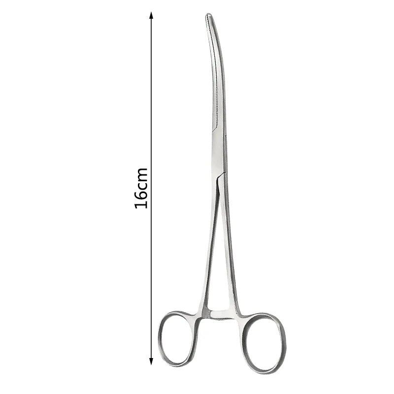 Stainless Steel Hemostatic Forceps Surgical Forceps Hemostat Locking Clamps Forceps Fishing Pliers Curved Pliers Straight Pliers