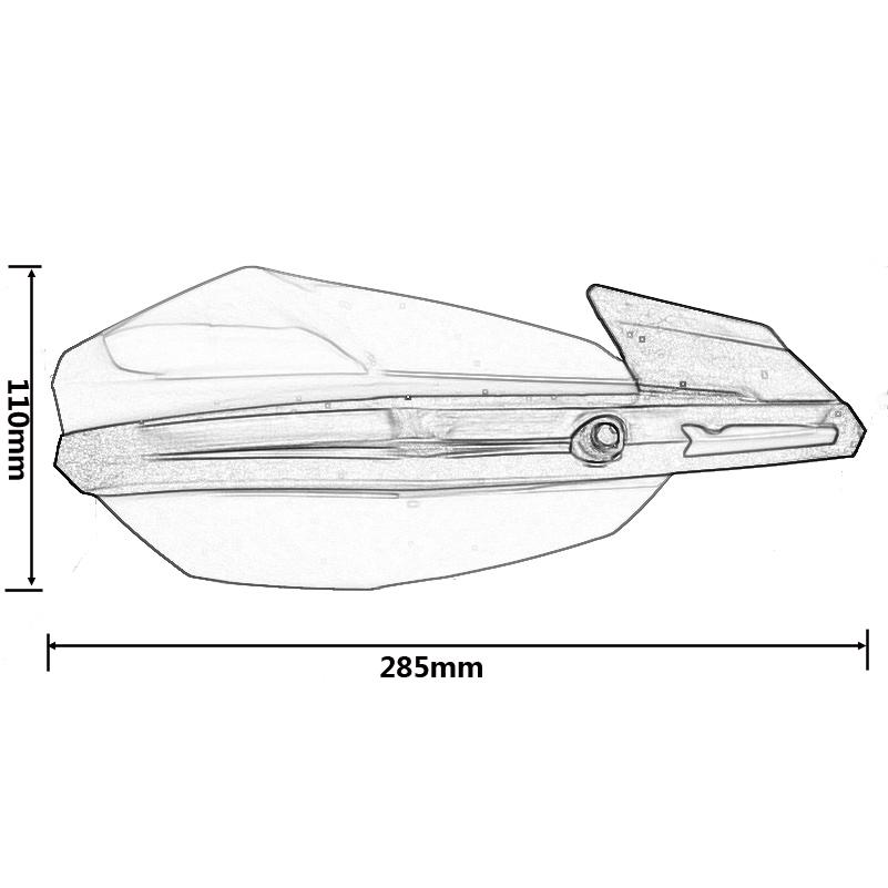 Защита рук на руль Защитный щиток руля Для KT DUKE 125 200 250 390 DUKE200 DUKE250 DUKE390