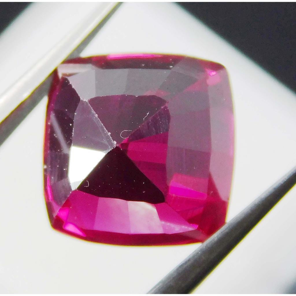 Beautiful Pink Ruby 9.44 Ct Square Cushion Natural Loose Gemstone