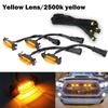 For Toyota Tacoma 2015- 2020 Car LED Grille Strobe Light Warning Daytime Running Lamp Grid DRL White Amber 4PCS