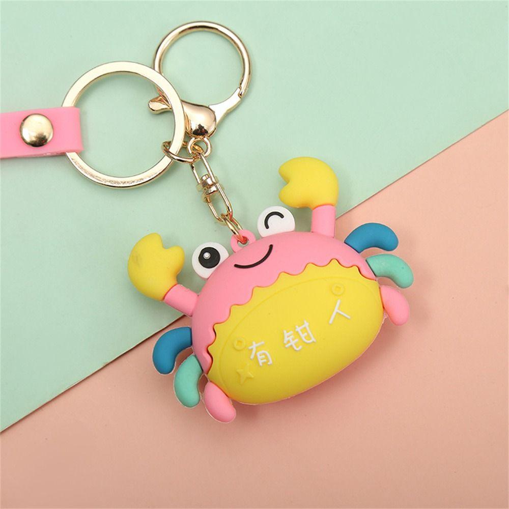 Для сумки Упаковка Украшения Брелки Животные Брелок Брелок Краб Брелок Сумка Подвеска