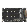 Адаптер NVME U.2 к Combo NGFF M.2 SATA PCIe SSD 40 Гбит/с Стабильная работа Адаптер SFF8639 SSD для
