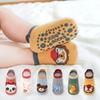 3 Pairs/Set Cartoon Animal Pattern Floor Socks Breathable Kids Step Socks Kids Cotton Socks
