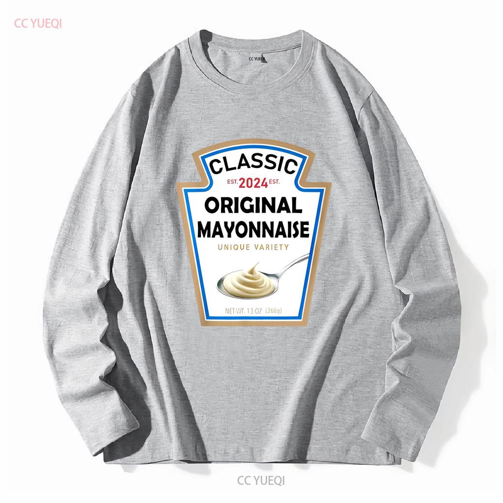Mayonnaise Halloween  Costume Family Matching Ketchup T Shirt vintage Washed fashion streetwear homme Slightly