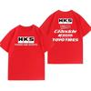 Japan JDM Modified Car HKS ENDLESS Work Pure Tshirt Men Women Short Sleeve Big Size Crewneck Top Man Tees Unisex