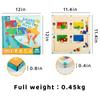 Children's Early Education Pen Track Color Geometric Magnetic Bead Board Young Training Magnetic Bead Maze Puzzle Enlightenment Toy