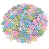 High Quality 500Pcs PVC Patch Magic Color Heart DIY Clothing Accessories Fashion Butterfly 6 Style Creative Beaded Sequins Daisy Flower