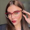 Anti-Blue Light Glasses Fashion Cat Eye Eyewear Women Men Retro Luxury Eyeglasses Blue Light Blocking Man Lady Computer Eyeglas