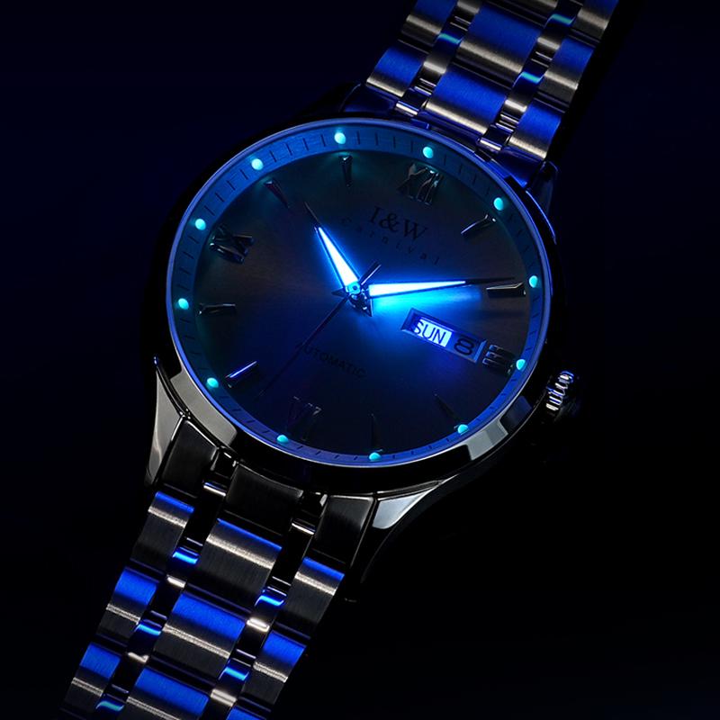 IW Men's Watches Luxury Casual Fashion Original Automatic Mechanical Watch for Man NH36A Movement Waterproof Luminous Sapphire