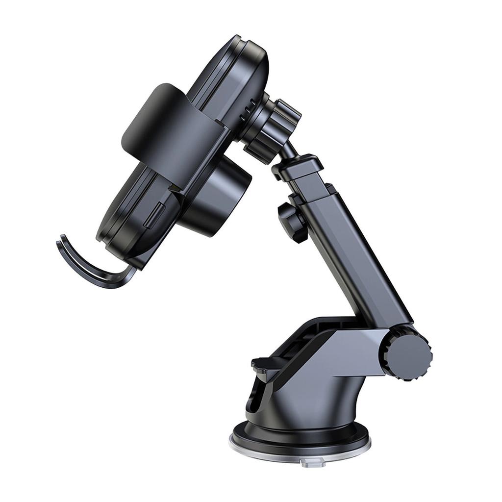 Wozinsky Wumid Phone Holder With 15W Inductive Charger For Car Dashboard - Black