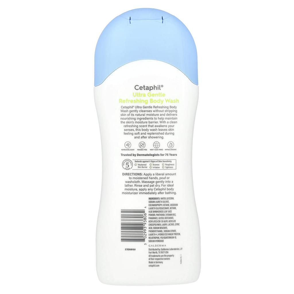 Ультрамягкий, Освежающий Гель для Душа, Освежающий Аромат, 16,9 жидких унций (500 мл)