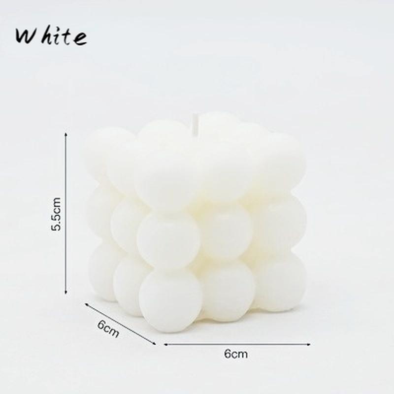 Кубический пузырь, кубическая свеча, геометрический орнамент, домашний аромат, креативный реквизит для фотосъемки, подарки на день рождения, украшение дома