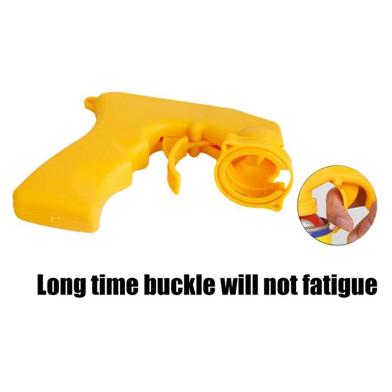 Spray Adaptor Paint Care Aerosol Spray Gun Handle with Full Grip Trigger Locking Collar Maintenance Repair Tool Car