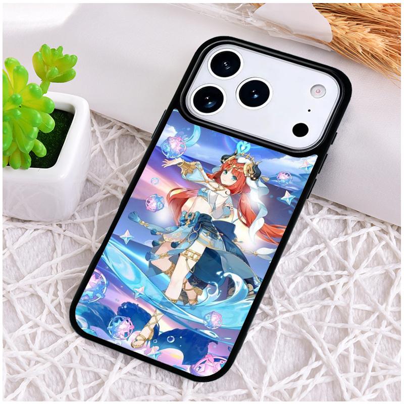 Чехол для телефона Genshin Nilou для iPhone 17 Air 16 15 11 12 14 13 Pro Max Ударопрочный чехол