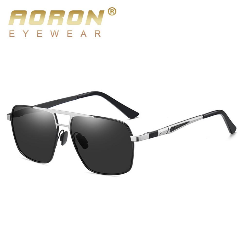 aoron Driving Sunglasses Men's Metal Polarized Fashion Sunglasses