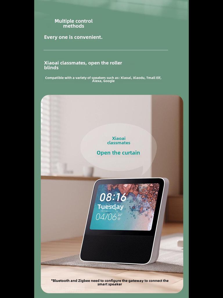 Tuya Smart Rolls Shutter Motor с голосовым управлением для электрических жалюзи