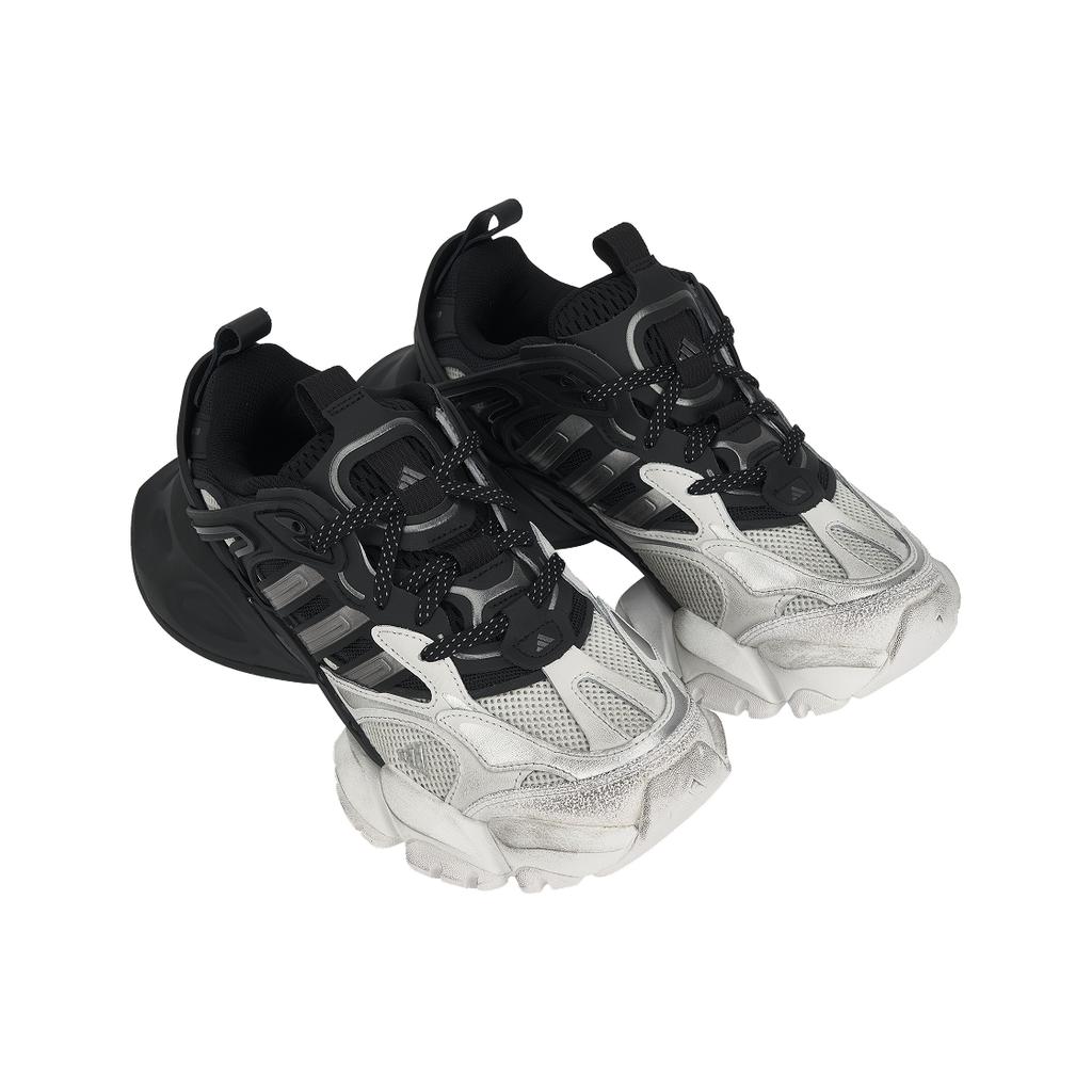 adidas XLG Runner Deluxe Белые Черные Унисекс Кроссовки Кристально-белый Основной черный Железный металлик JR0861