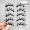 Japanese Wet Eye Lashes Thick Anime Fake Lashes Women's Beauty False Eyelashes  for Comic Cosplay