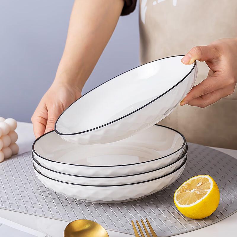 Керамические обеденные тарелки Jingdezhen подглазурной росписи