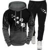 Splash Ink Sweatshirt Unisex Suit Sportswear Man Sportswear for Men Clothing Men's Clothes Men's Sweatsuit Set Pant Sets Pants