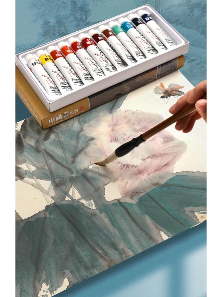 Набор кистей для китайской живописи тушью Mibang Qifu - Набор для начинающих для пейзажной живописи и детского творчества