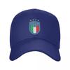 Personalized Italia Figc Baseball Cap for Unisex Women Breathable Italian Football Gift Dad Hat Outdoor