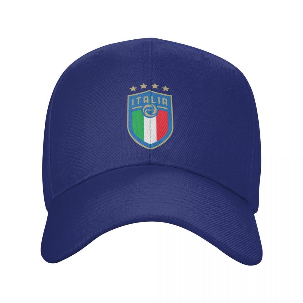 Personalized Italia Figc Baseball Cap for Unisex Women Breathable Italian Football Gift Dad Hat Outdoor