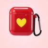 Love Heart Protective Bag Cover For Airpods Made Of Soft Skin-friendly Silicone