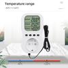 2025 New Digital Temperature Controller Socket Outlet EU Plug Thermostat Timer Socket with External Sensor Probe Heating Cooling
