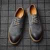 Повседневные кожаные мужские оксфорды, новые классические туфли-броги в молодом британском стиле, высококачественная мужская обувь ручной работы, большие размеры 38-46