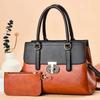 Stylish Versatile Two Piece Letter Bag Set Large Capacity Commuter Shoulder Tote Bags For Women